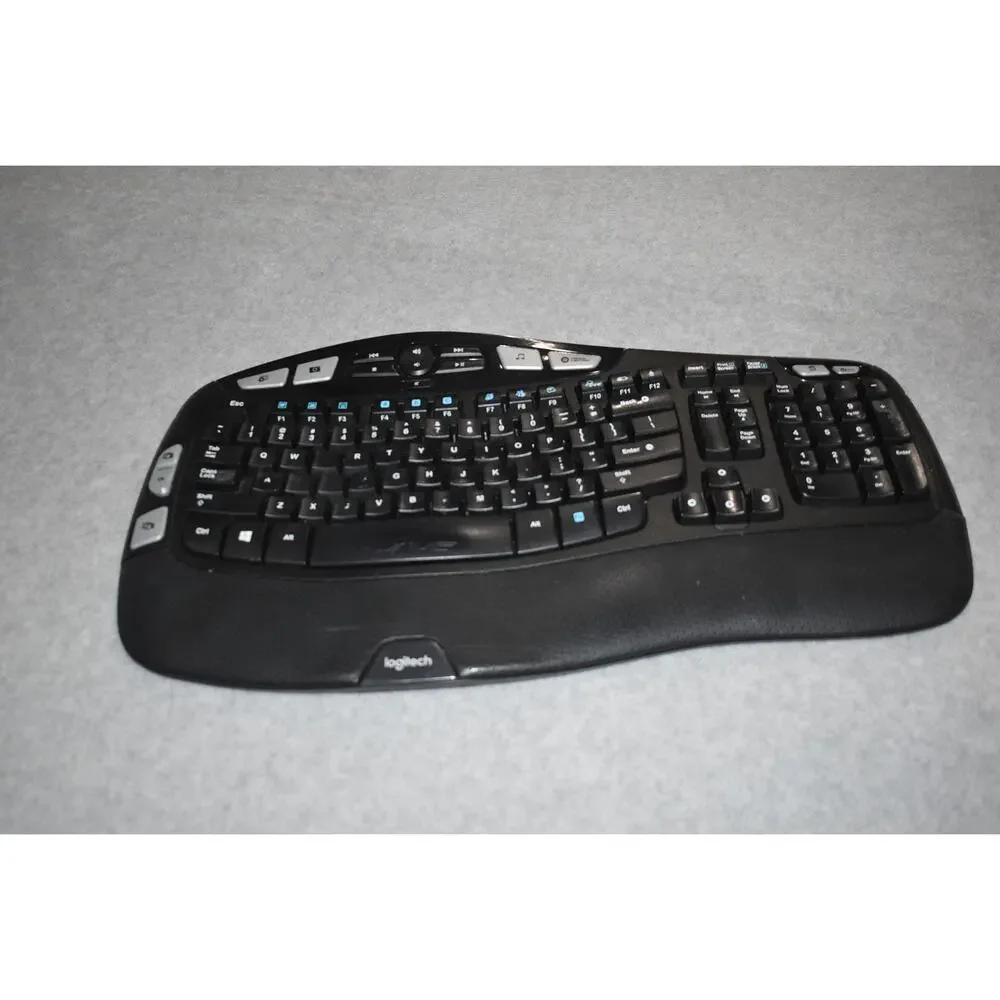 Logitech K350 Ergonomic Keyboard Comfort Wave Wireless No Dongle Tested